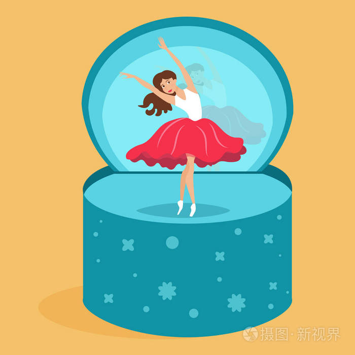 音乐盒中的舞者