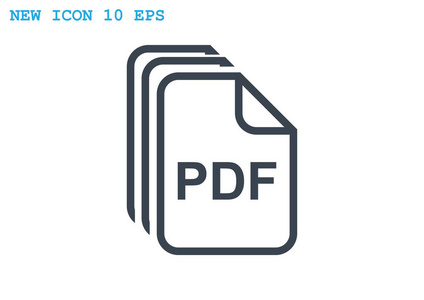 pdf 文件平面图标照片