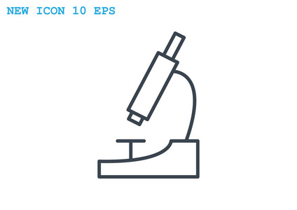简单显微镜图标