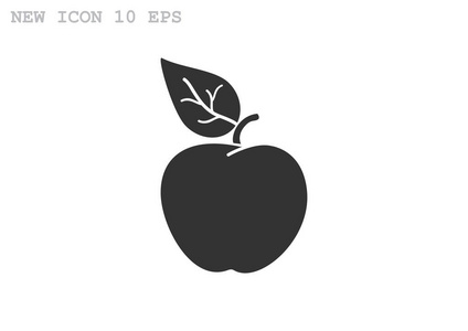 苹果与叶 web 图标