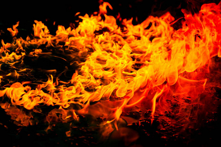美丽燃烧火焰照片