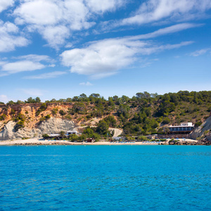 巴利阿里岛ibiza cala dhort d hort船景