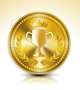 金牌合伙人和雇员男孩与金牌得主杯金牌金牌上木背景金牌运动员用自拍