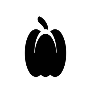 贝尔胡椒图标。时尚的贝尔胡椒标志概念上的白色背景从水果和蔬菜收集。适用于 web 应用移动应用和打印媒体