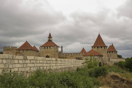班德堡垒。欧洲东部的建筑纪念碑。奥斯曼城堡
