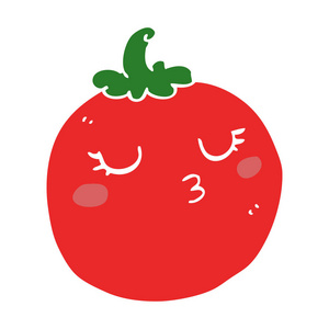 平板彩色动画片番茄