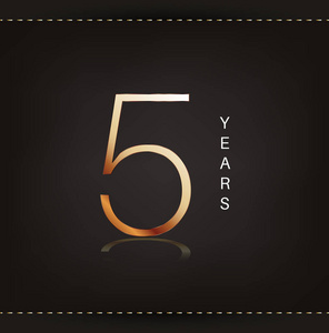 第五届周年纪念标志照片