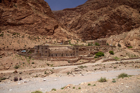 图德加河峡谷的传统酒店, 摩洛哥