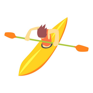 皮划艇孤立图片