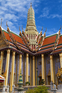 prasat phra thep bidon, 泰国曼谷 wat phra kaew 的皇家万神殿