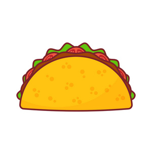 墨西哥taco图片-墨西哥taco素材-墨西哥taco插画-摄图新视界