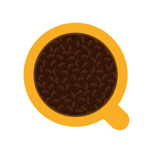 美味的咖啡杯子图标