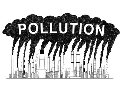 空气污染物图片-空气污染物素材-空气污染物插画-摄图新视界