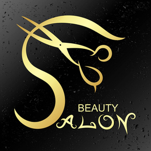 美容美发黄金的标志照片