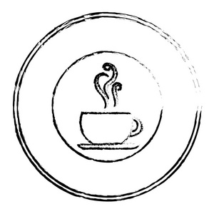 美味的咖啡杯子图标
