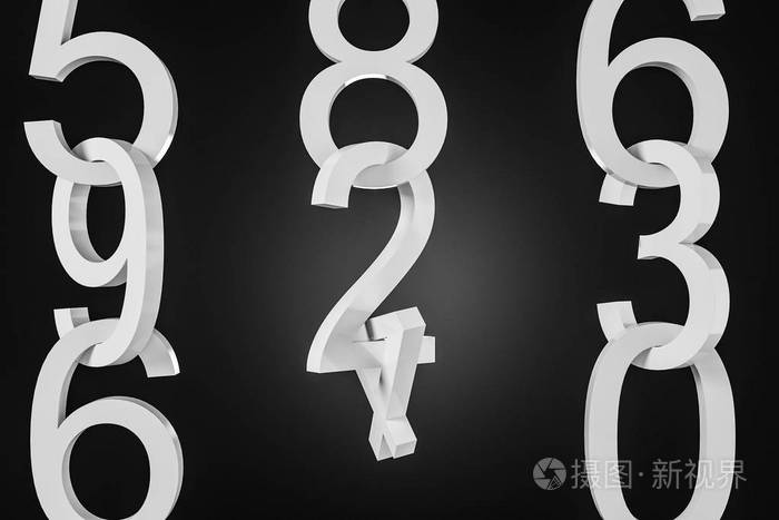 黑色背景上的大白数的垂直行 数学 算术和经济的概念 3d 渲染照片 正版商用图片0tt9q0 摄图新视界 黑色背景上的大白数的垂直行 数学 算术和经济的概念 3d 渲染照片 正版商用图片0tt9q0 摄图新视界