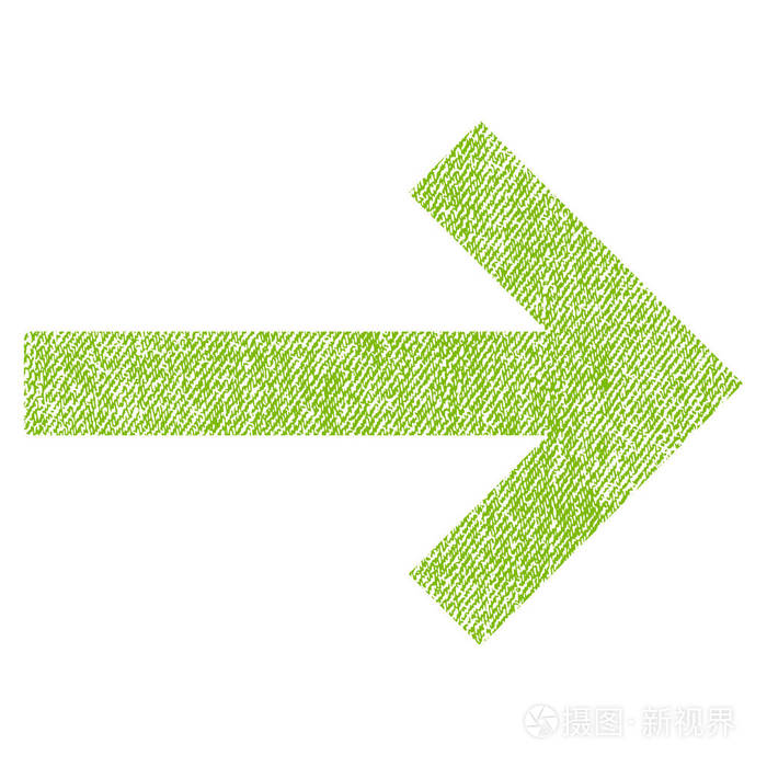 右箭头织物纹理的图标