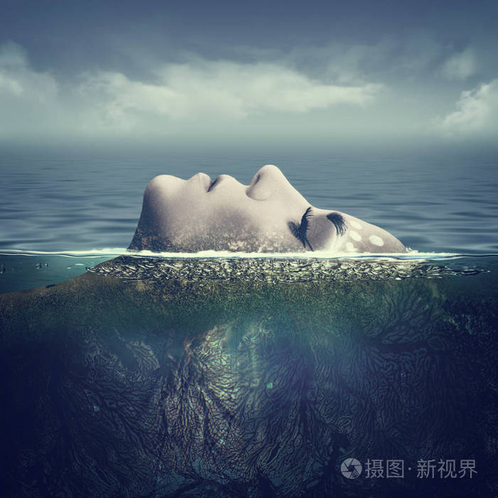 海的灵魂.抽象的海洋背景照片-正版商用图片0ttk0o-摄图新视界