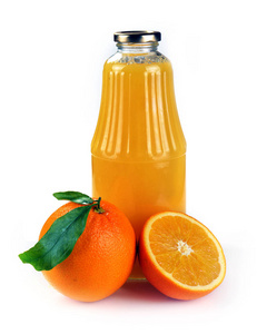 橙色水果和果汁图片