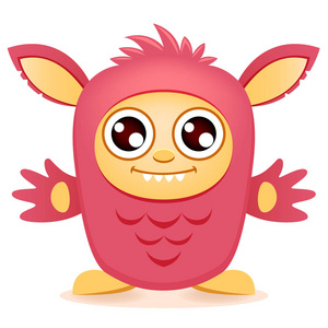 可爱卡通怪物照片