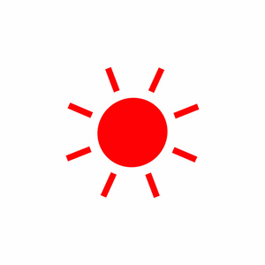 太阳简单图标