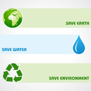 拯救地球 水和环境的概念
