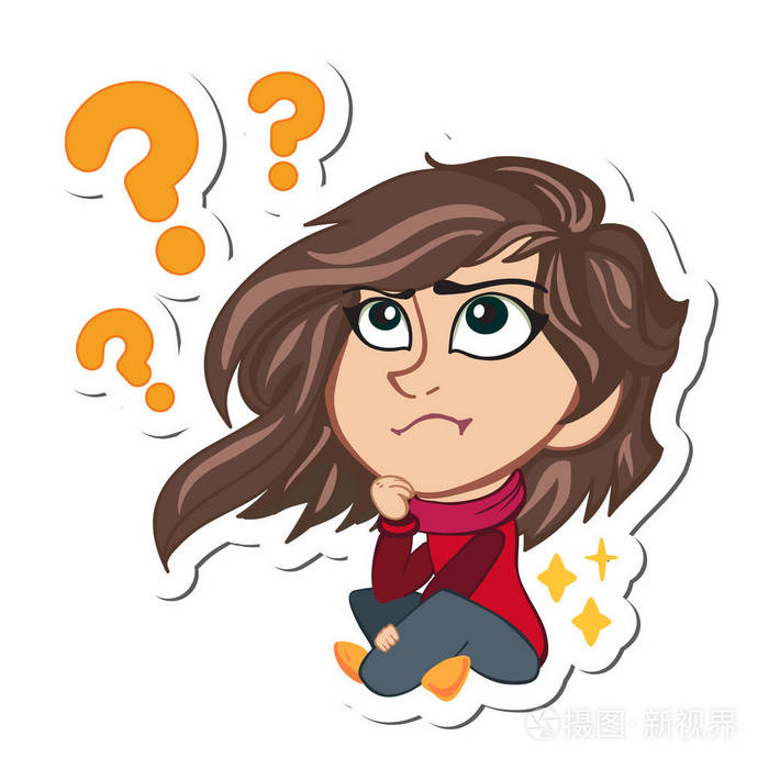 女孩想找点事本漫画书.卡通人物女孩