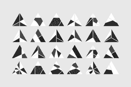 三角矢量设计元素集