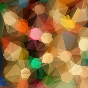 背景与抽象图案的彩色几何十八