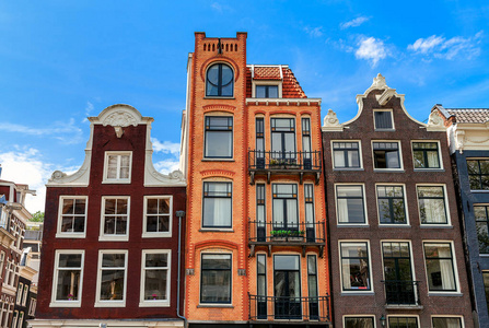 典型的阿姆斯特丹的房子