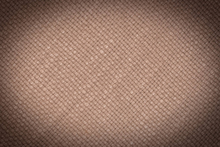 棕色织物纹理的背景。抽象的背景下，空模板