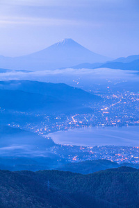 富士山和湖