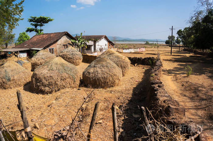 在印度农村地区的传统的庇护所