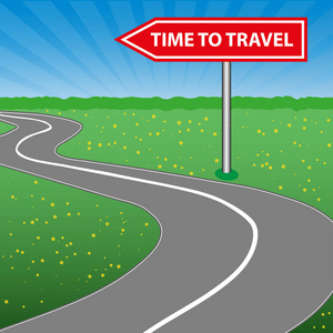 蜿蜒的小路图片