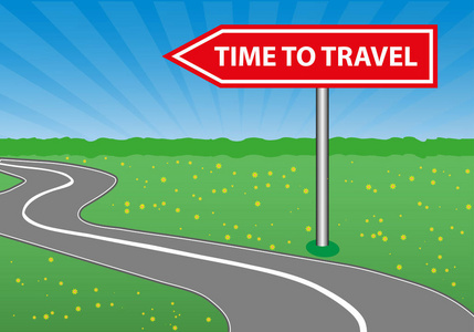 一条蜿蜒小路图片