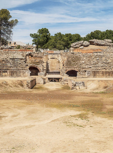 西班牙梅里达市的罗马遗址图片