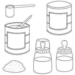 奶粉矢量图片-奶粉矢量素材-奶粉矢量插画-摄图新视界