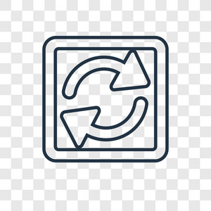 下来加载图标加载箭头图标在时尚的设计风格.