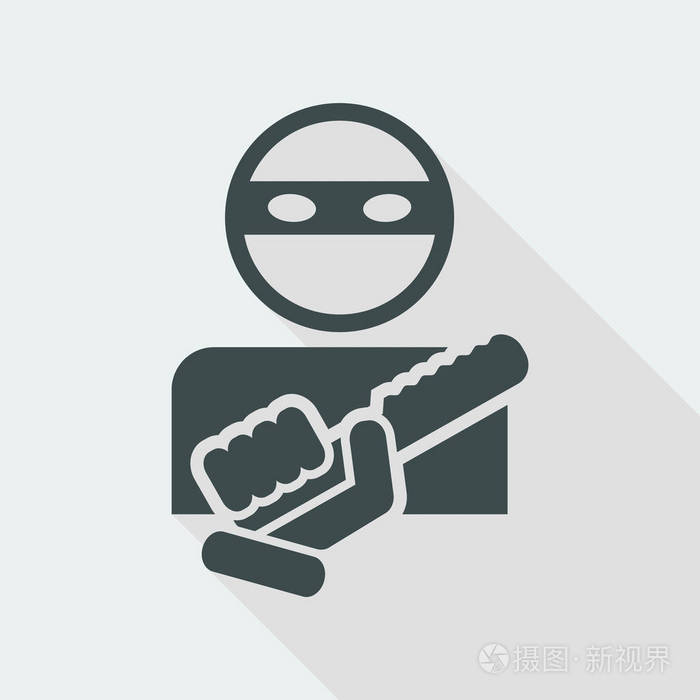 武装的土匪图标