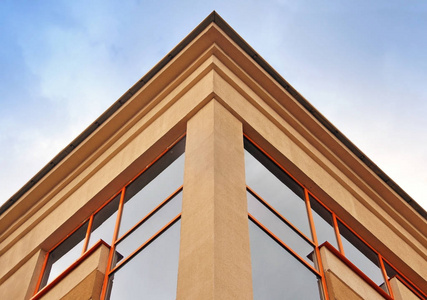 现代建筑檐板照片