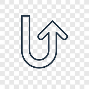 返回矢量图标简单和现代平面符号为网站, 移动, 标志, 应用程序, ui.