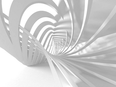 现代设计背景抽象体系结构.3d 渲染图照片