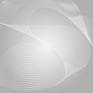 许多彩色线条的波浪。抽象波浪条纹在白色背景查出。创意线条艺术。向量例证 epps 10。使用混合工具创建的设计元素。弯曲的光滑胶