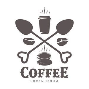 咖啡标志模板