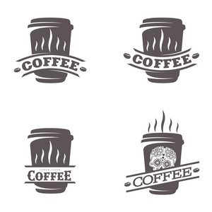 咖啡标志模板