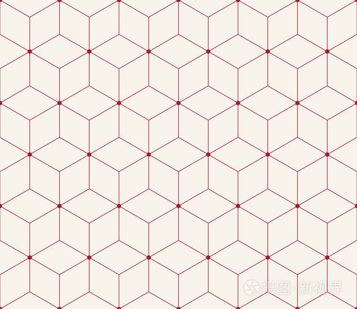 神圣的几何网格图形装饰六边形斑图