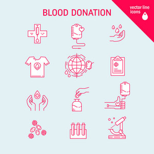 血液捐赠图标