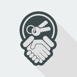 交付的钥匙图标图片