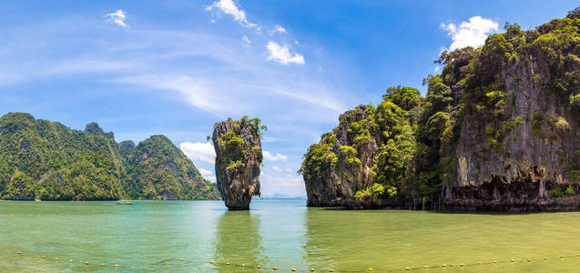 夏季, 泰国攀雅湾詹姆斯邦德岛全景