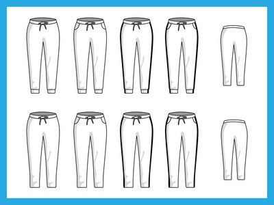 紧身运动裤图片